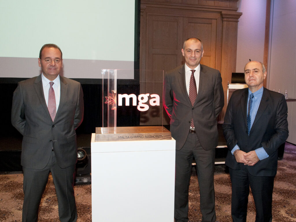 MGA Rebranding Launch Joseph Cuschieri, Chris Cardona, Jose Herrera